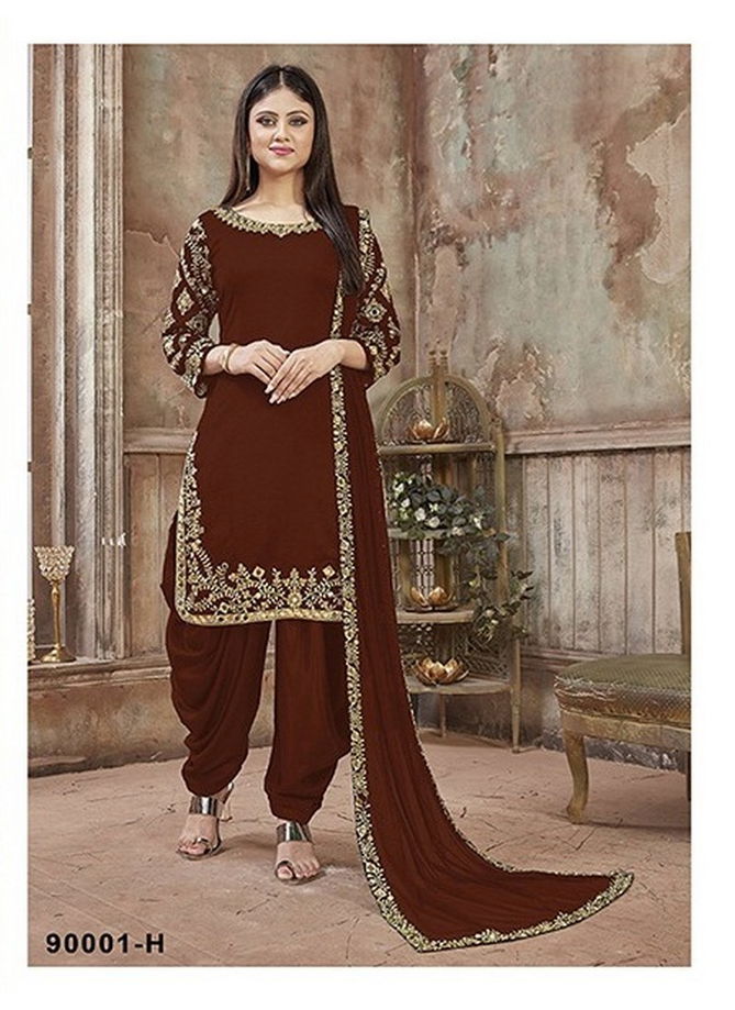 Twisha 90001 Heavy Faux Georgette With Embroidery Cording Real Mirror and Fancy Diamond Work Salwar Kameez Collection